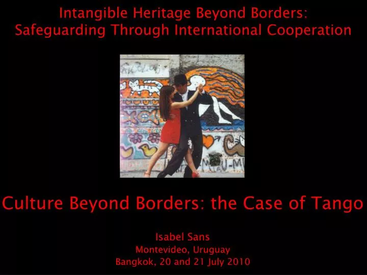 intangible heritage beyond borders safeguarding through international cooperation