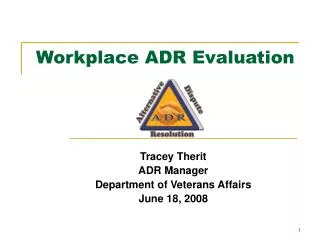 Workplace ADR Evaluation