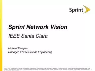 Sprint Network Vision