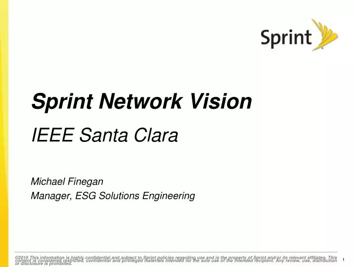 sprint network vision