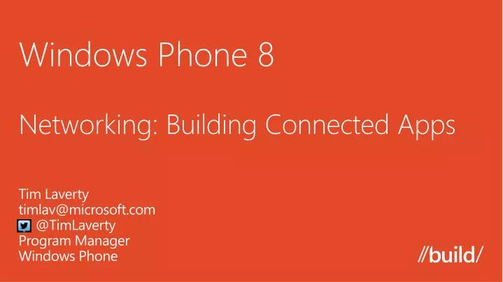 windows phone 8 networking building connected apps