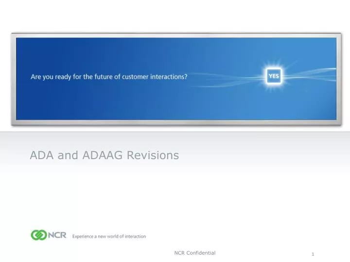 ada and adaag revisions