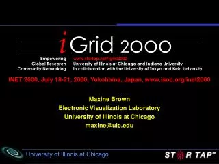 INET 2000, July 18-21, 2000, Yokohama, Japan, www.isoc.org/inet2000