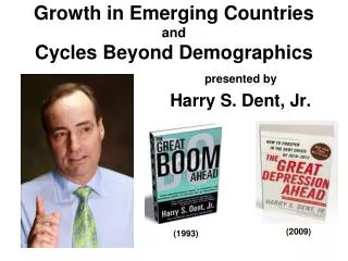Growth in Emerging Countries and Cycles Beyond Demographics