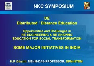 H.P. Dikshit , NBHM-DAE-PROFESSOR, DPM-IIITDM