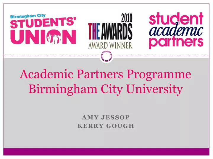 academic partners programme birmingham city university