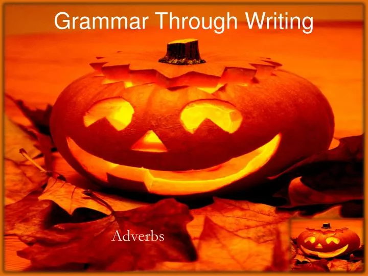 grammar through writing