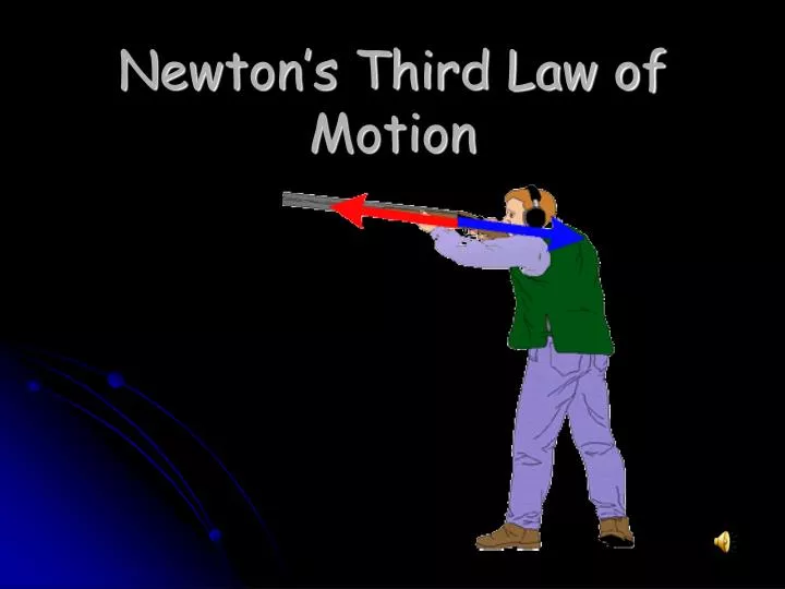 newton s third law of motion