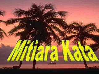 Mitiara Kata