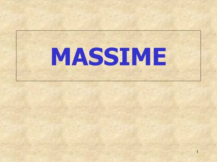 massime