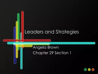 Leaders and Strategies