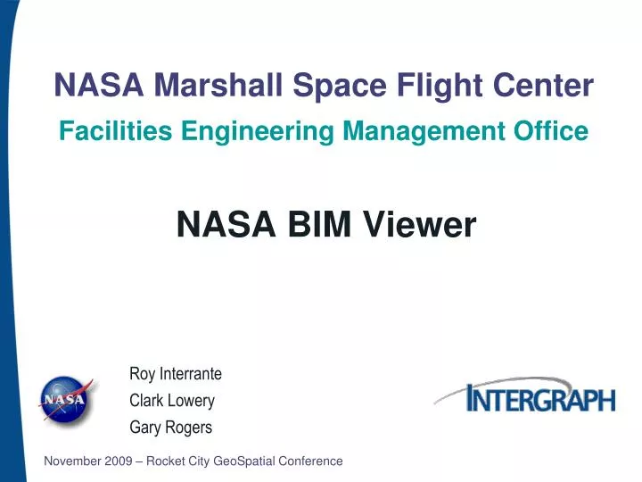 nasa marshall space flight center facilities engineering management office