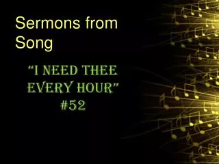 Sermons from Song