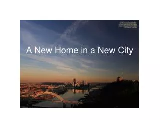 A New Home in a New City
