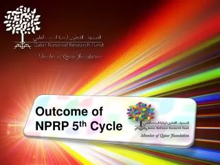 Outcome of NPRP 5 th Cycle