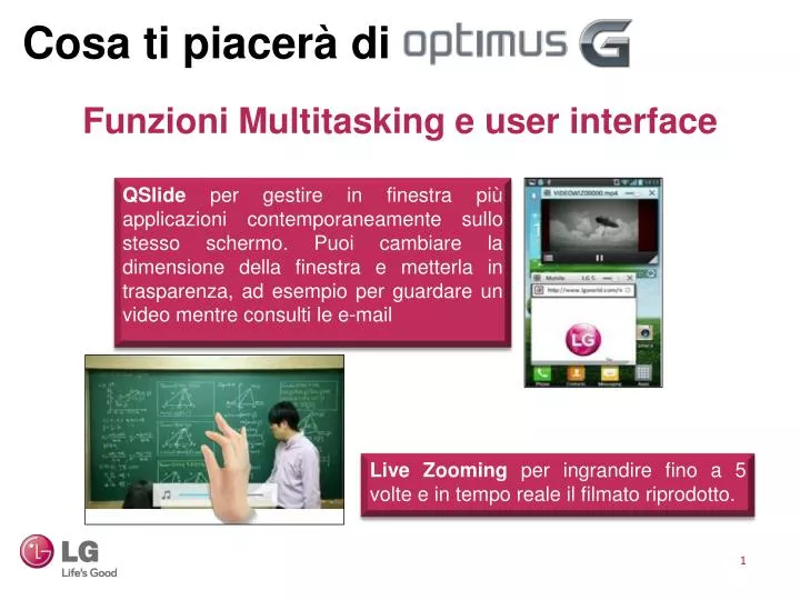 funzioni multitasking e user interface