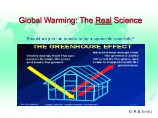 Global Warming: The Real Science Should we join the mantra or be responsible scientists?