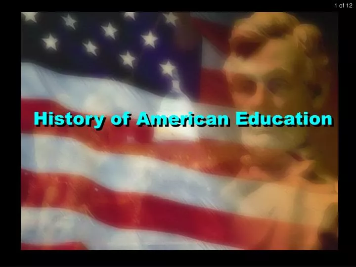 history of american education