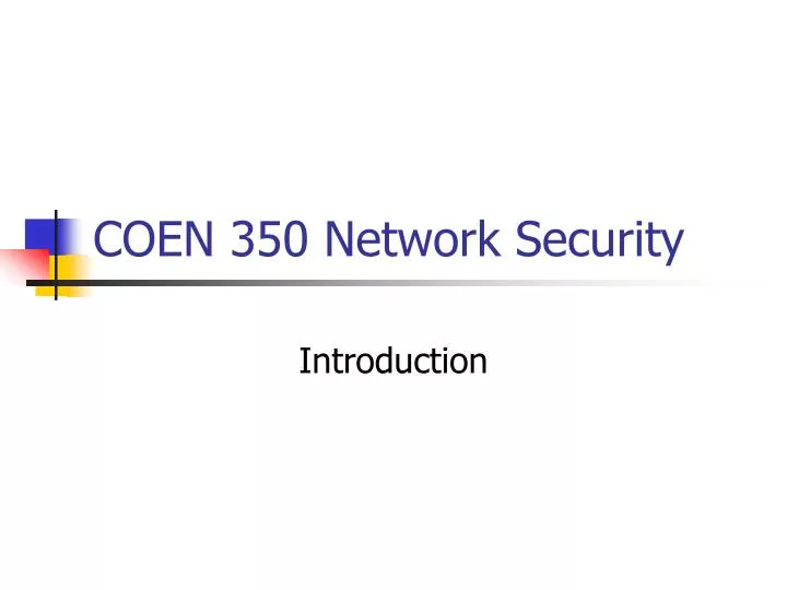 coen 350 network security