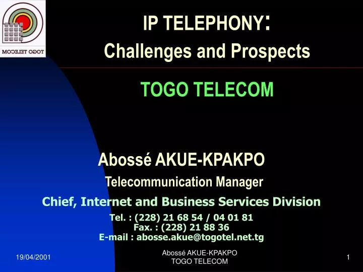 aboss akue kpakpo telecommunication manager