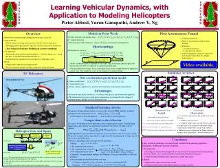 Learning Vehicular Dynamics, with Application to Modeling Helicopters