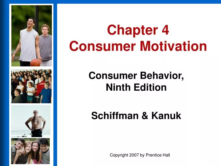 chapter 4 consumer motivation