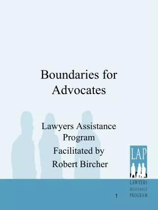 Boundaries for Advocates