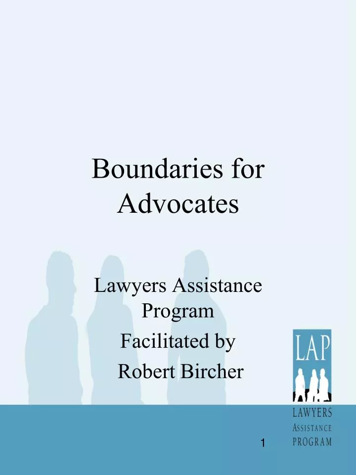 boundaries for advocates