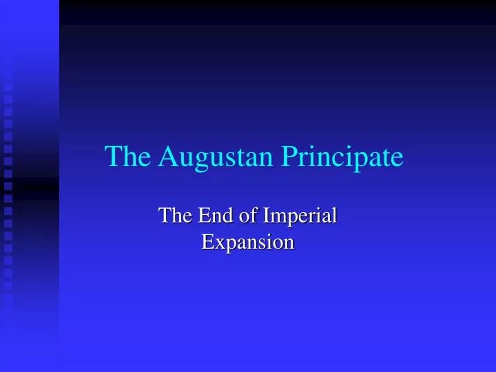 the augustan principate