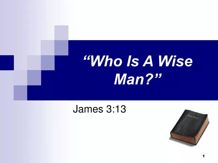who is a wise man