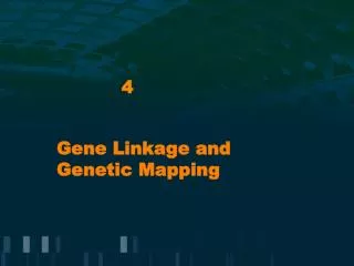 Gene Linkage and Genetic Mapping