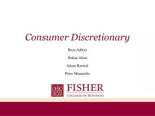 Consumer Discretionary