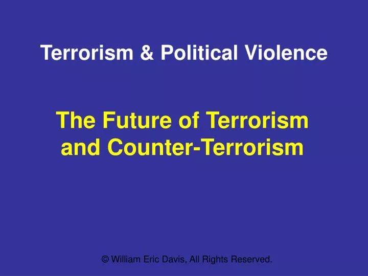 terrorism political violence