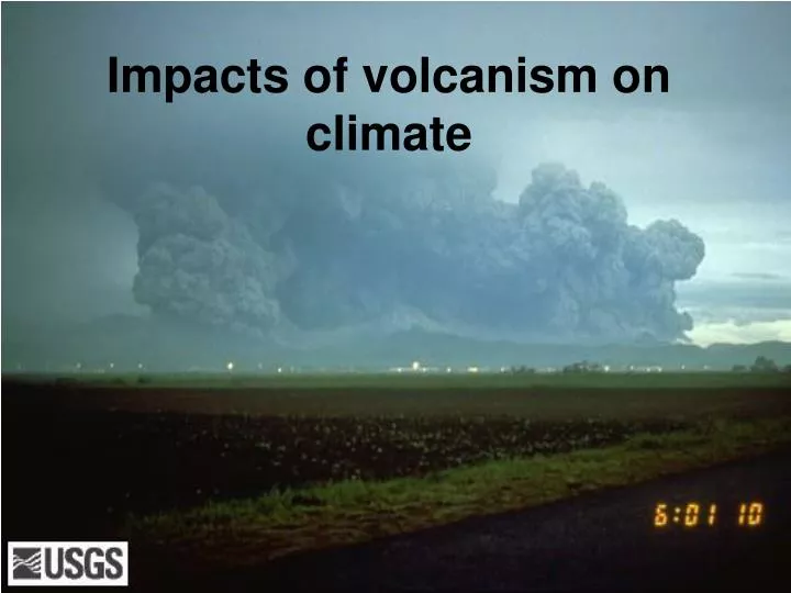 impacts of volcanism on climate