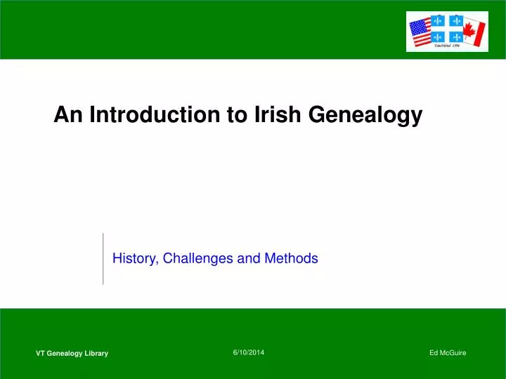 an introduction to irish genealogy