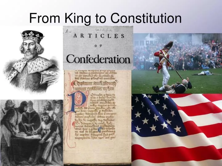 from king to constitution