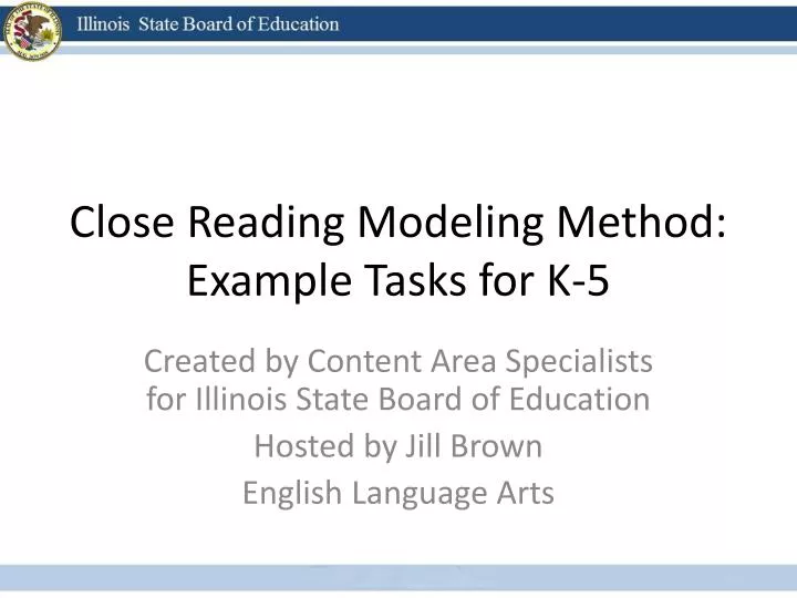 close reading modeling method example tasks for k 5