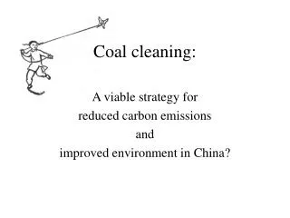 Coal cleaning: