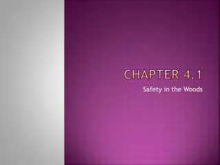 Chapter 4.1
