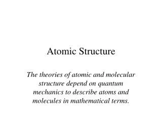 atomic structure