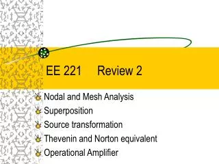EE 221 Review 2