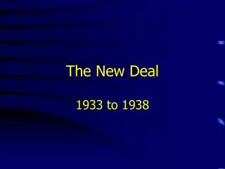 the new deal