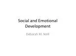 Early Social and Emotional Development in Children - slide 1