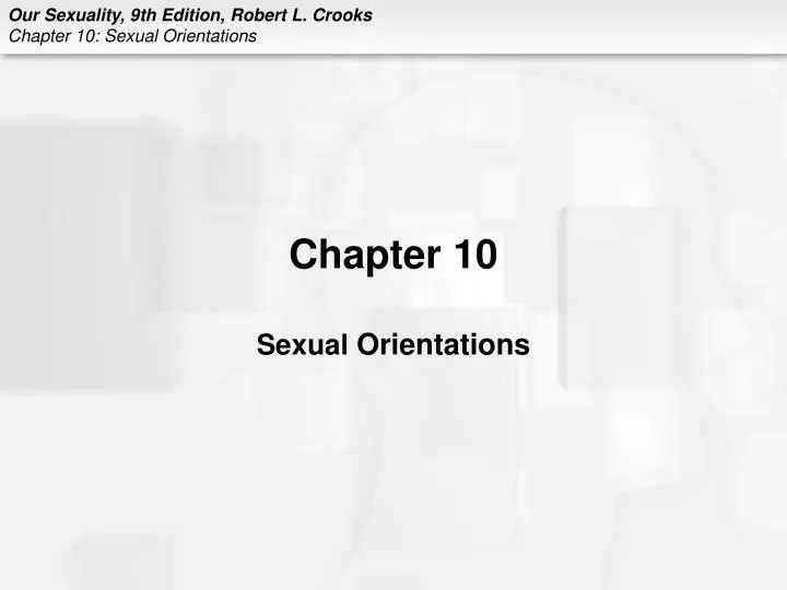 chapter 10 sexual orientations