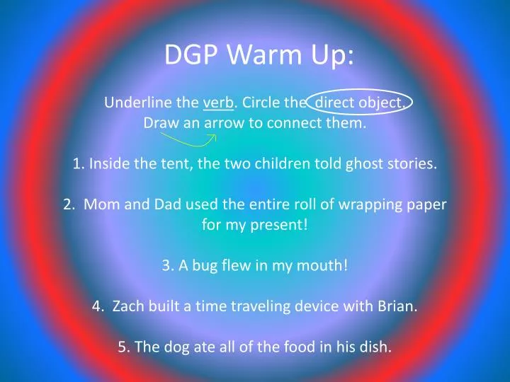 dgp warm up
