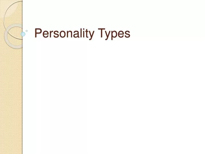 personality types