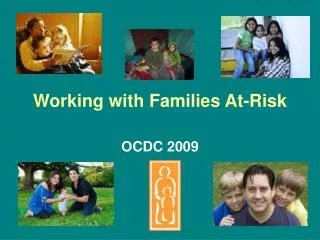 Working with Families At-Risk