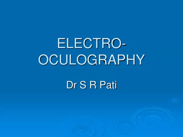 electro oculography