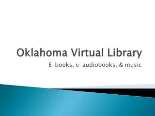 Oklahoma Virtual Library