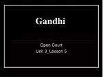 Gandhi - slide 1